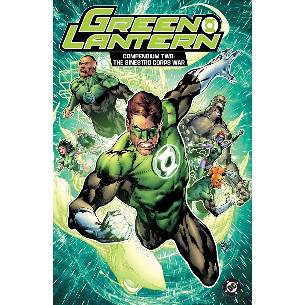 Green Lantern Corps members on the cover of DC's Green Lantern: The Sinestro Corps War Compendium.