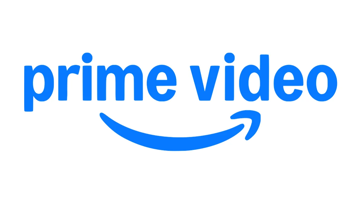 The blue Prime Video wordmark and smile logo centered on a white background.