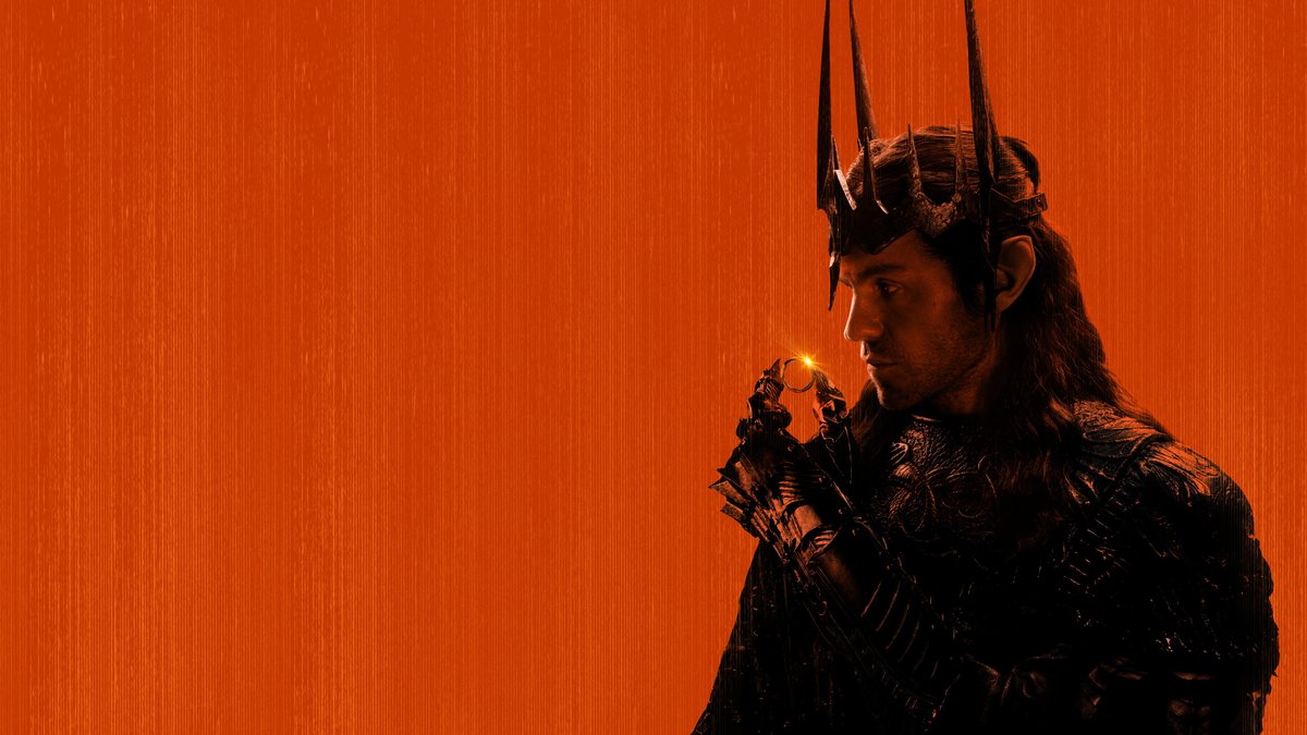 Sauron in dark armor in The Lord of the Rings: The Rings of Power.