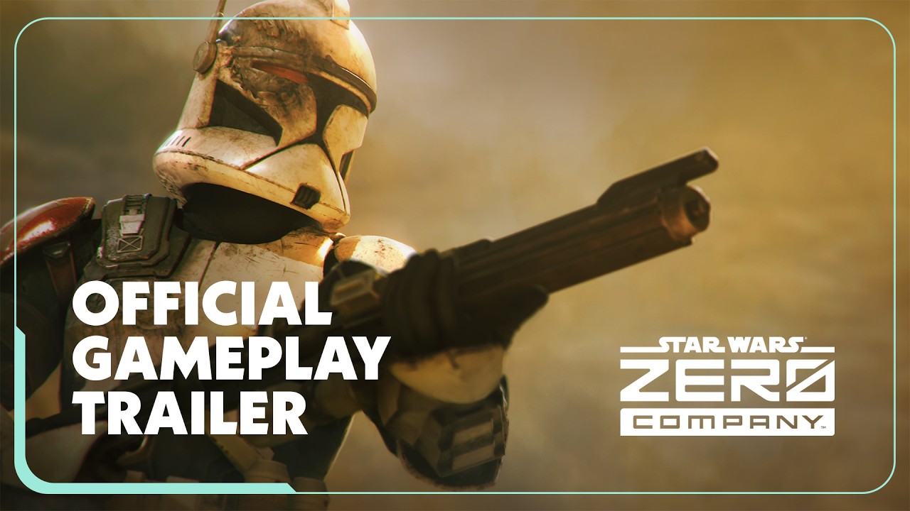 A clone trooper takes aim in Star Wars Zero Company's official gameplay trailer.