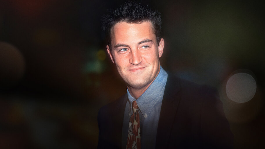 Matthew Perry in the official Netflix image for The One About Matthew Perry.
