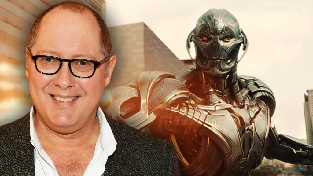 James Spader and Ultron from Avengers: Age of Ultron